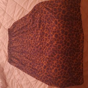 Plus size  leopard see threw dress😍